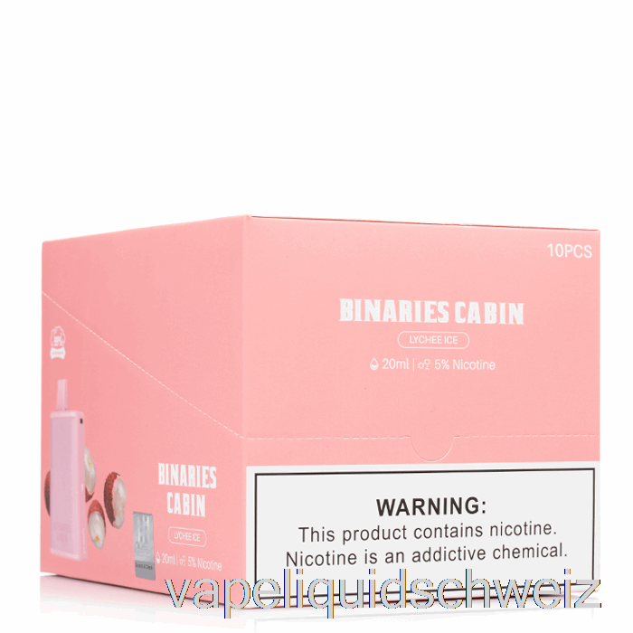 [10er-Pack] Horizon Binaries Cabin 10000 Einweg-Vape-Liquid E-Liquid Schweiz